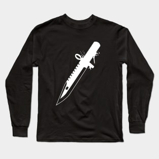 M9 Bayonet Knife CSGO Gaming Long Sleeve T-Shirt